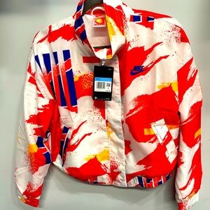 Nike crop nylon jacket